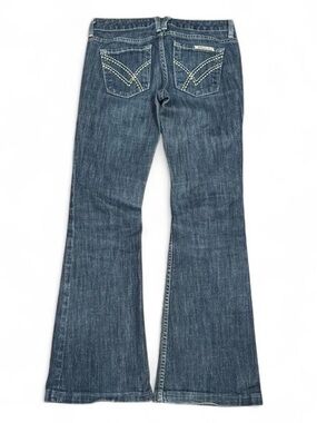 Y2K William Rast Embroidered Low Rise Bootcut Jeans Made in USA